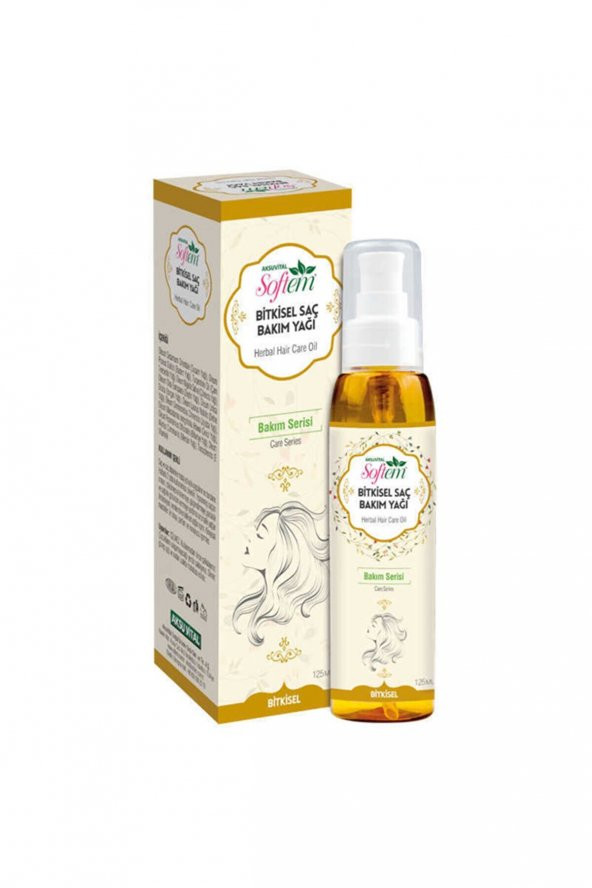 Softem Bitkisel Saç Bakım Yağı 125 ml ürün görseli 1
