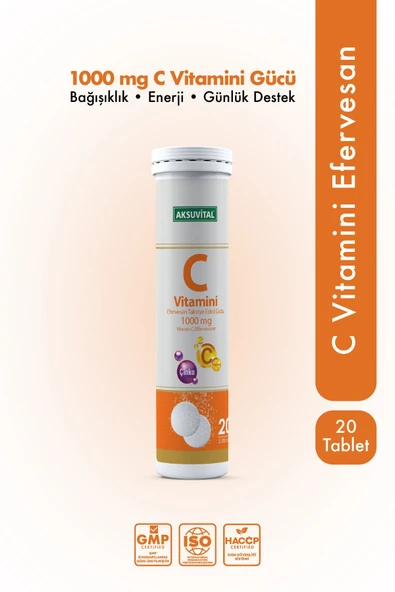 C Vitamini Efervesan 20 Tablet - Resim 2