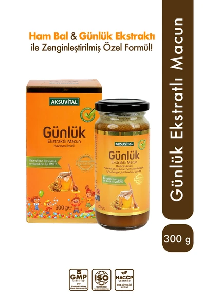 Aksu Vital Günlük Ekstratlı Macun 300 Gr (Havlıcan İlaveli) ürün görseli 1