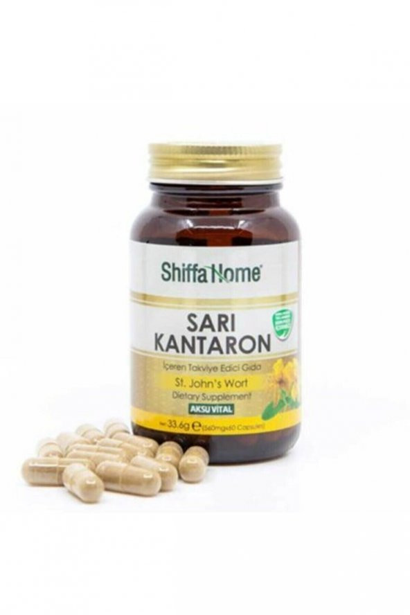 Shiffa Home Sarı Kantaron 60 Kapsül ürün görseli 1