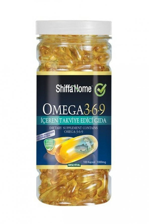 Shiffa Home Omega 3-6-9 Balık Yağı Softjel 1000 mg 100 Kapsül ürün görseli 1