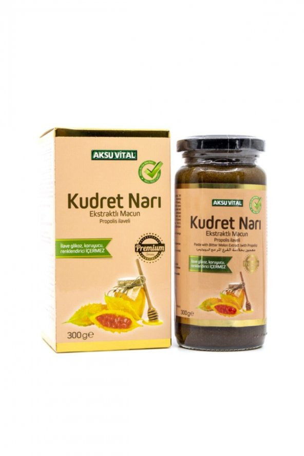 Aksu Vital Kudret Narı Ekstratlı Macun 300 Gr (Propolis İlaveli) ürün görseli 1