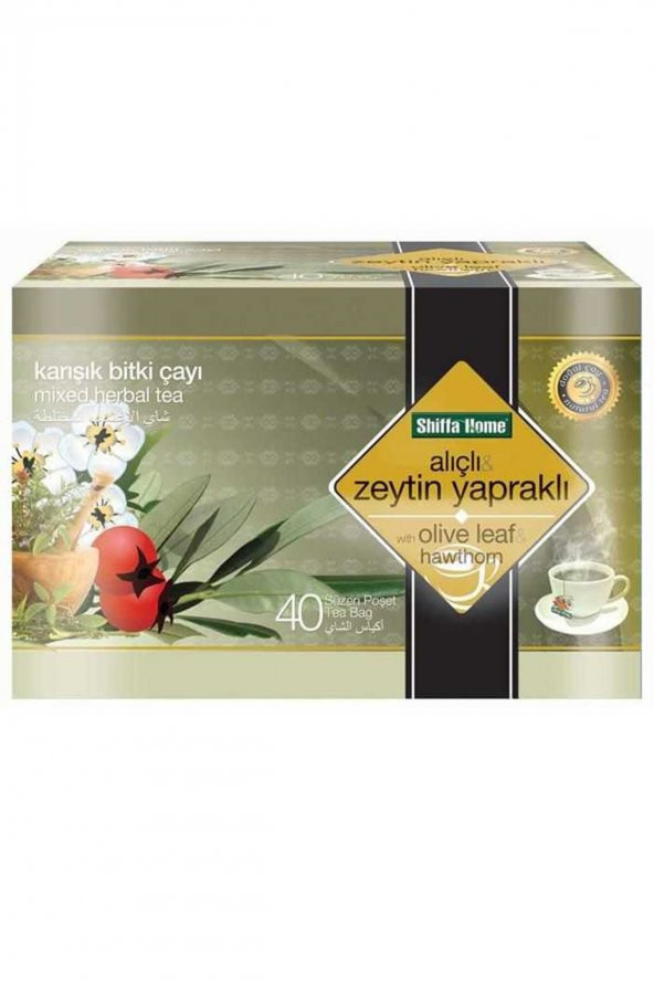 Shiffa Home Alıçlı-Zeytin Yapraklı Karışık Bitki Çayı 40 Adet ürün görseli 1
