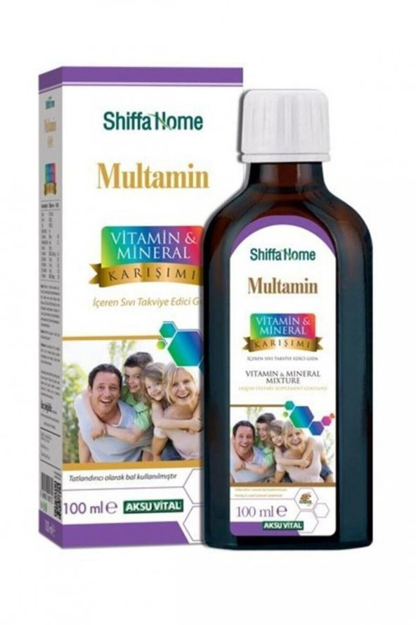 Shiffa Home Multamin Vitamin-Mineral Karışımı Şurup 100 ml ürün görseli 1