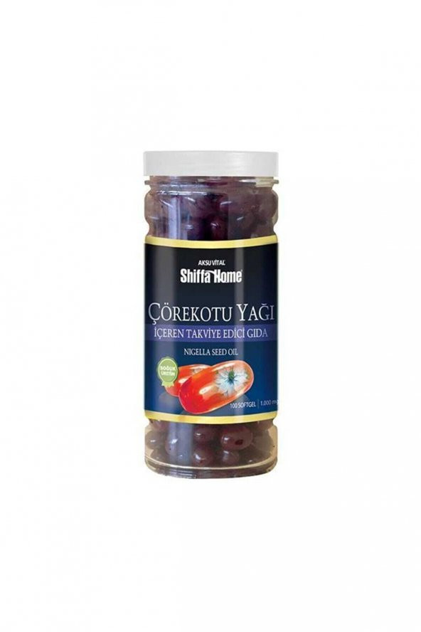 Shiffa Home Çörekotu Yağı Softjel 1000 mg 100 Kapsül ürün görseli 1