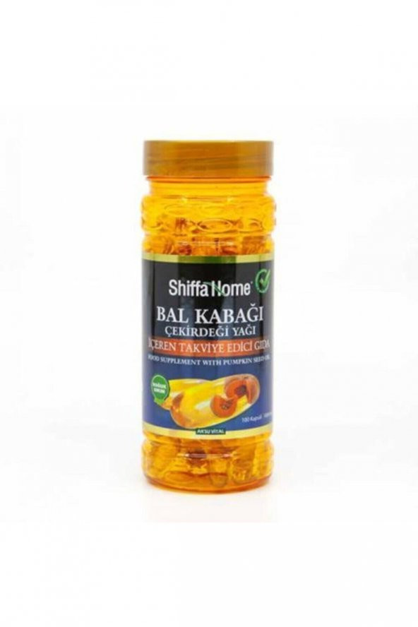 Shiffa Home Bal Kabağı Çekirdeği Yağı Softjel 1000 mg 100 Kapsül ürün görseli 1