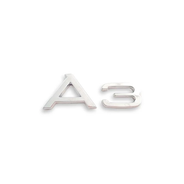 Audi A3 2004-2022 Arka Bagaj Kapağı A3 Model Yazısı 8P0853741 ürün görseli 1