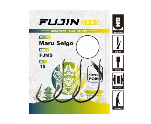 Fujin Maru Seigo Deliksiz Çapraz Olta Kancası ürün görseli 1