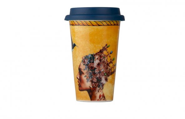 Lucky Art Hannah Bone Latte Mug LYEG 214 ürün görseli 1