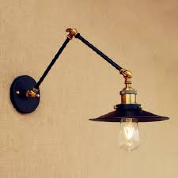 MYLİGHTS RETRO AKROBAT  APLİK  3 MAFSALI APLİK  HAREKETLİ   RUSTİK APLİK ürün görseli 1