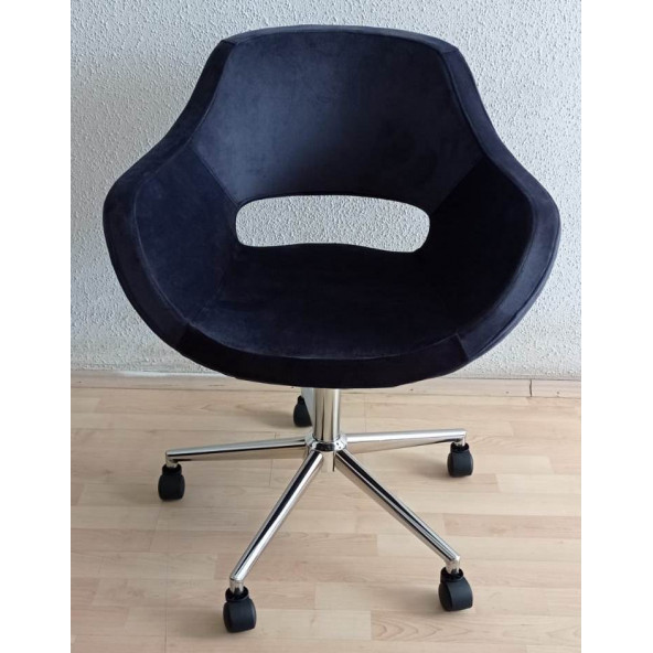 Ofis Koltuğu Krom Metal Ayaklı Döküm Süngerli ürün görseli 1