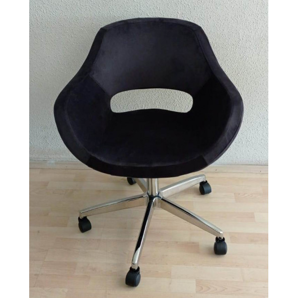 Büro Koltuğu Krom Yıldız Ayaklı Döküm Süngerli ürün görseli 1