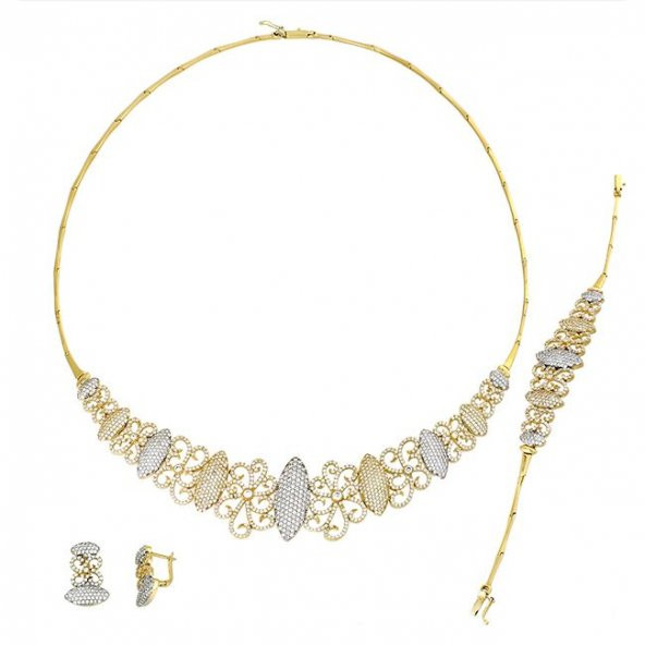 Altın Üçlü Set T016683 ürün görseli 1