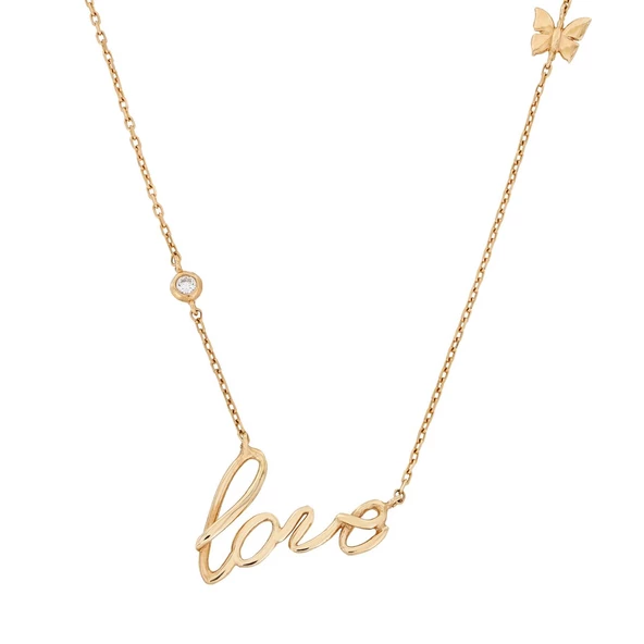 Altın Love Kolye T021922 ürün görseli 1