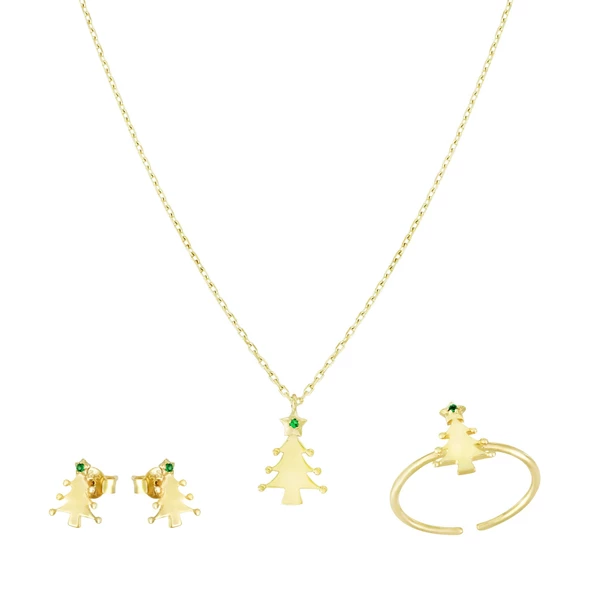 Altın Üçlü Set ​T056544 ürün görseli 1