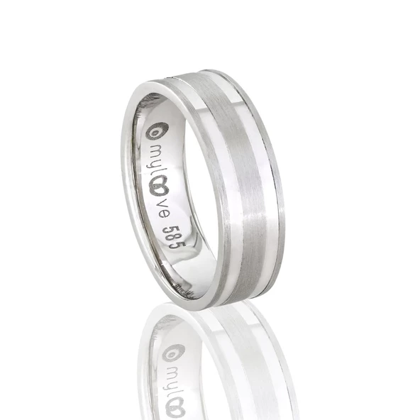 Altın Çift Alyans T045069-T045070 - Resim 2