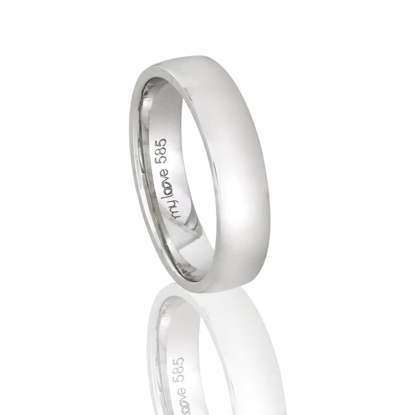 Altın Çift Alyans T045570-T045571 - Resim 2