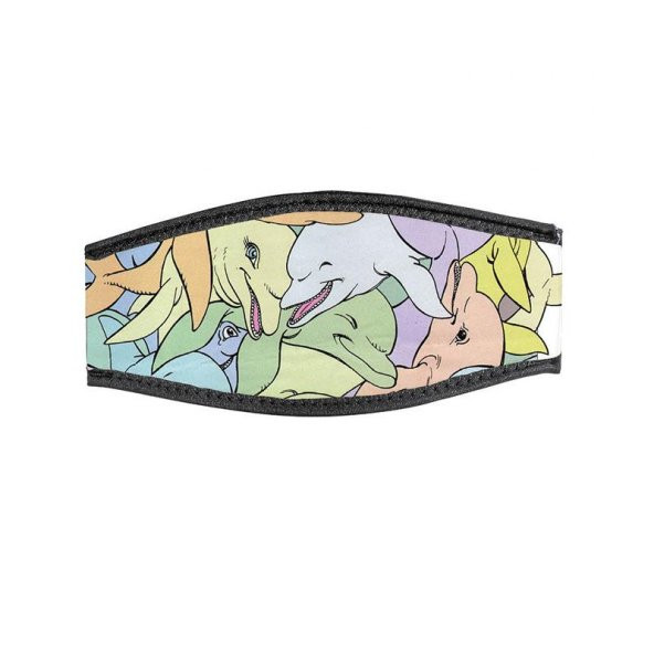 BESTDIVERS Maske Arkalığı 10 DOLPHIN Neopren, Velkrolu ürün görseli 1