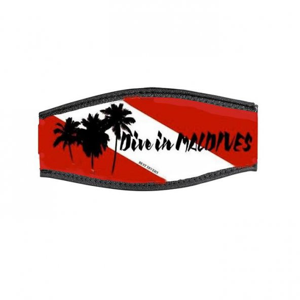 BESTDIVERS Maske Arkalığı MALDIVE Neopren, Velkrolu ürün görseli 1