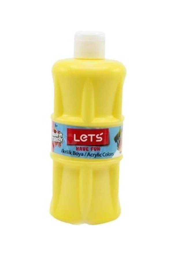 Lets Akrilik Boya 500 ML Sarı Akrilik Boya ürün görseli 1