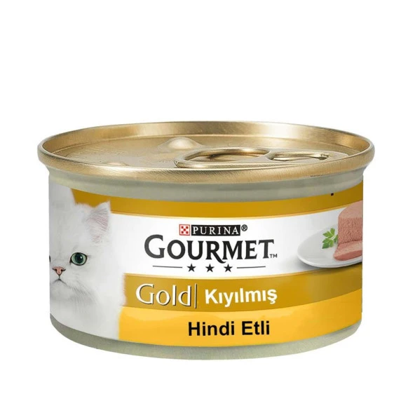 Gourmet Gold Kıyılmış Hindili Kedi Konservesi 85g ürün görseli 1