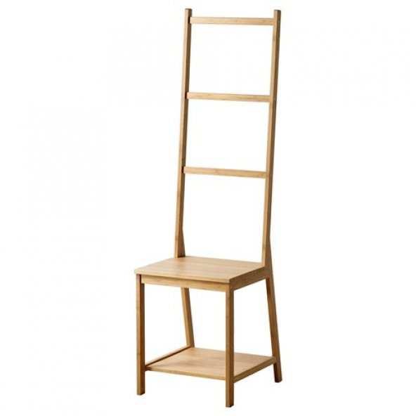 Banyo Bambu Düzenleyici Raf Bambu Havluluk Düzenleyici MeridyenDukkan 39x44x140 Cm Banyo Açık Raf Ayaklı-Doğal ürün görseli 1