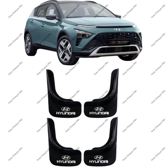Hyundai Bayon Uyumlu 4lü Ön Arka Paçalık Çamurluk Tozluk HYU1UX015 ürün görseli 1
