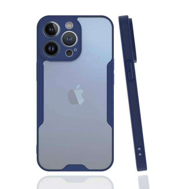 Apple iPhone 13 Pro Max Kılıf Kamera Korumalı Arkası Şeffaf Silikon ürün görseli 1