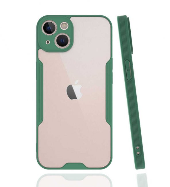 Apple iPhone 13 Kılıf Kamera Korumalı Arkası Şeffaf Silikon ürün görseli 1