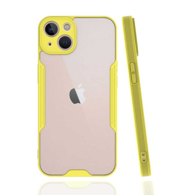 Apple iPhone 13 Mini Kılıf Kamera Korumalı Arkası Şeffaf Silikon ürün görseli 1