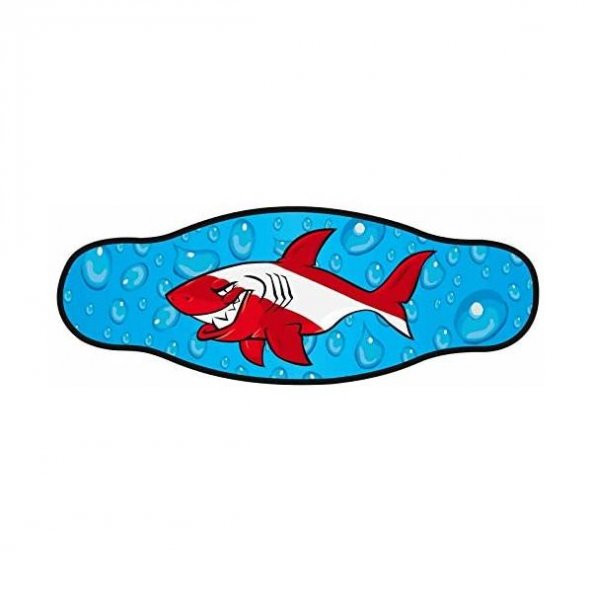 BESTDIVERS Maske Arkalığı SHARK, Neopren ürün görseli 1