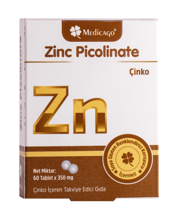 Medicago Zinc Picolinate Tablet 60 ürün görseli 1