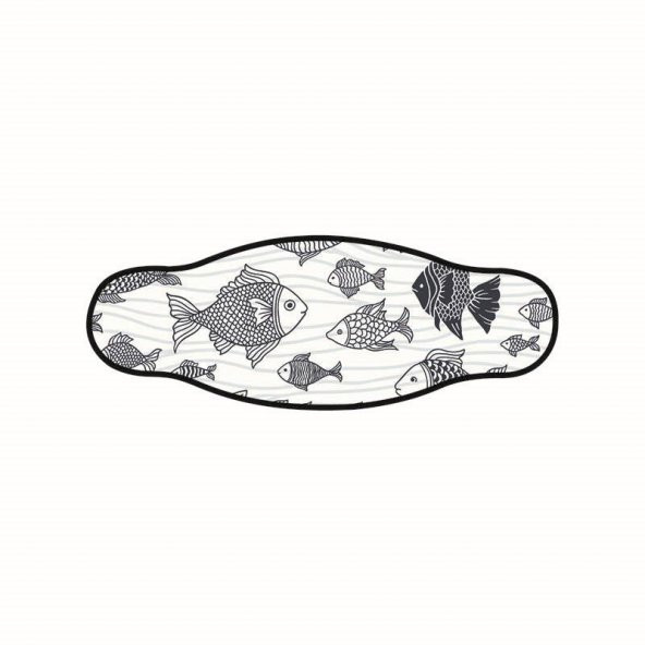 BESTDIVERS Maske Arkalığı HERD FISH Neopren ürün görseli 1