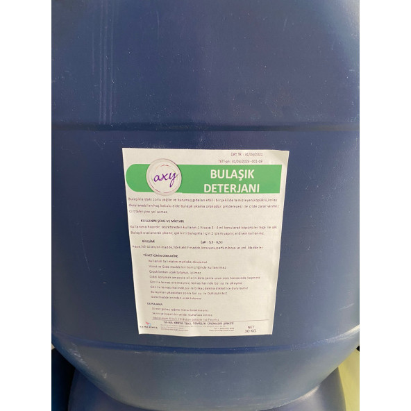 Elde Bulaşık Deterjanı Extra köpüklü 30 kg ürün görseli 1