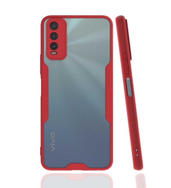 Vivo Y11S Kılıf Kamera Korumalı Arkası Şeffaf Silikon ürün görseli 1