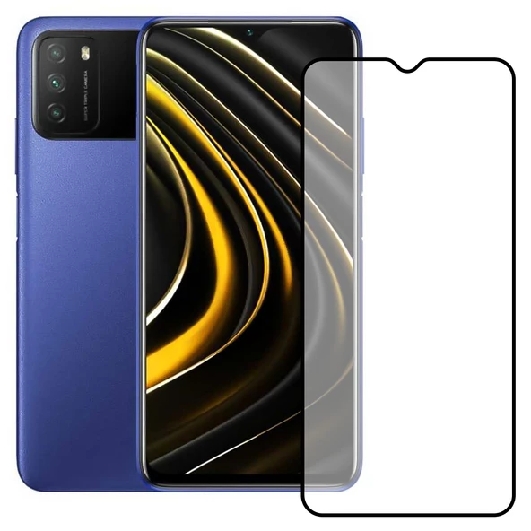 Bufalo Xiaomi Poco M3 Ekran Koruyucu Seramik Nano 9D Tam Kaplama ürün görseli 1