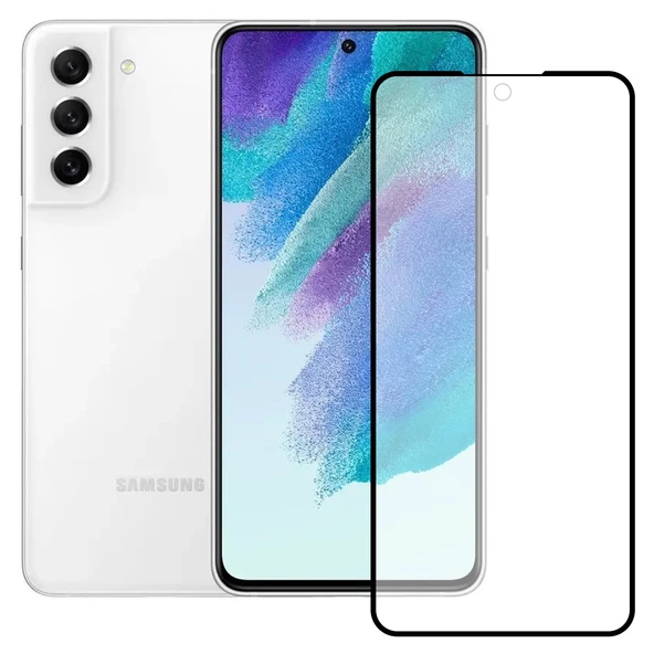 Bufalo Samsung Galaxy S21 FE Ekran Koruyucu Seramik Mat Nano 9D Tam Kaplama Siyah ürün görseli 1