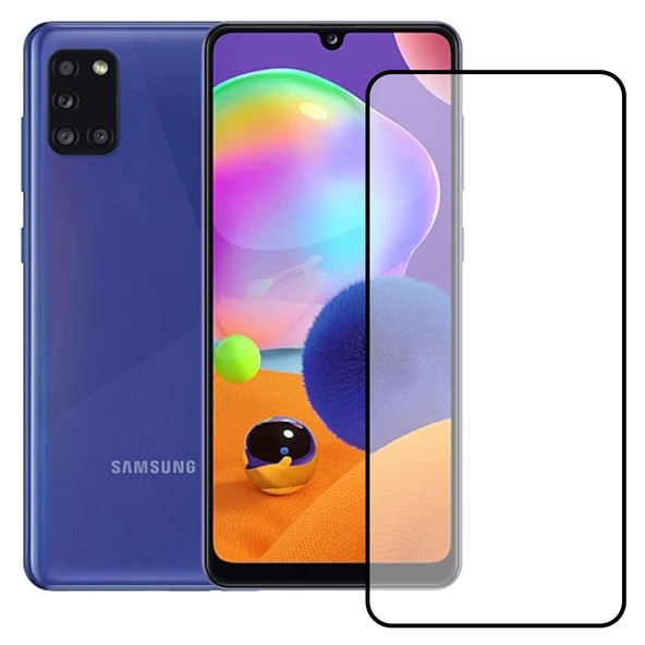 Bufalo Samsung Galaxy A31 Ekran Koruyucu Seramik Mat Nano 9D Tam Kaplama Siyah ürün görseli 1