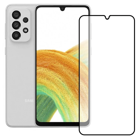 Bufalo Samsung Galaxy A33 5G Ekran Koruyucu Seramik Mat Nano 9D Tam Kaplama Siyah ürün görseli 1