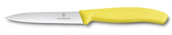 Victorinox 6.7736.L8 SwissClassic 10cm Tırtıklı Soyma Bıçağı ürün görseli 1