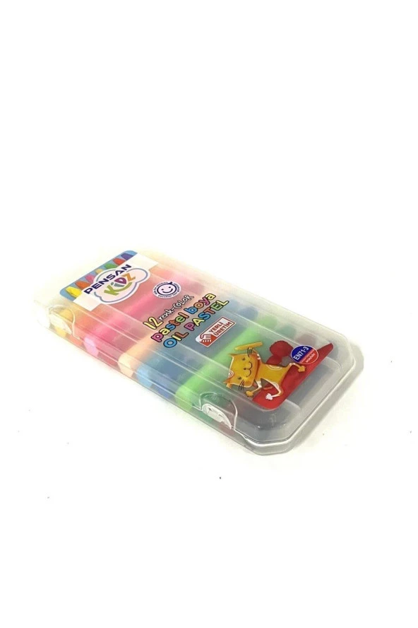 Pensan Kidz Pratik Kutulu Pastel Boya 12 Renk Pastel Boya ürün görseli 1