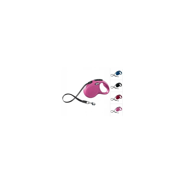 Flexi 5m S Boy Classıc Serit Pembe Kedi Köpek Kayışı ürün görseli 1