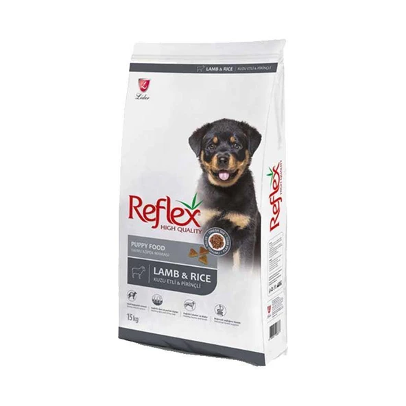 Reflex Kuzulu ve Pirinçli Yavru Köpek Maması 15 kg ürün görseli 1
