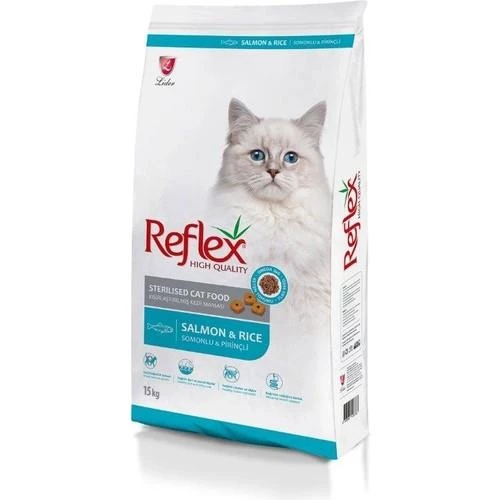 Reflex Kısırlaştırılmış Somonlu Kedi Kuru Maması 15 kg ürün görseli 1