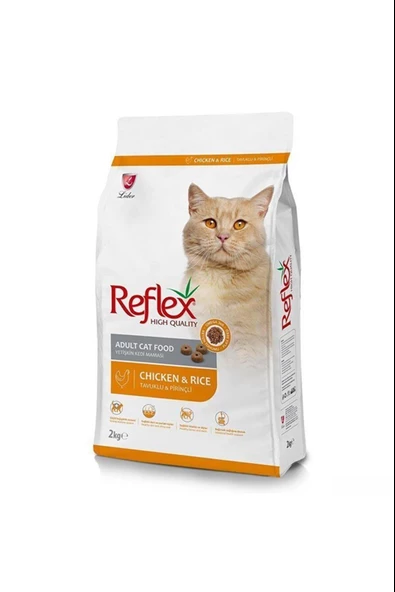 Reflex Tavuklu ve Pirinçli Yetişkin Kedi Maması 2kg ürün görseli 1