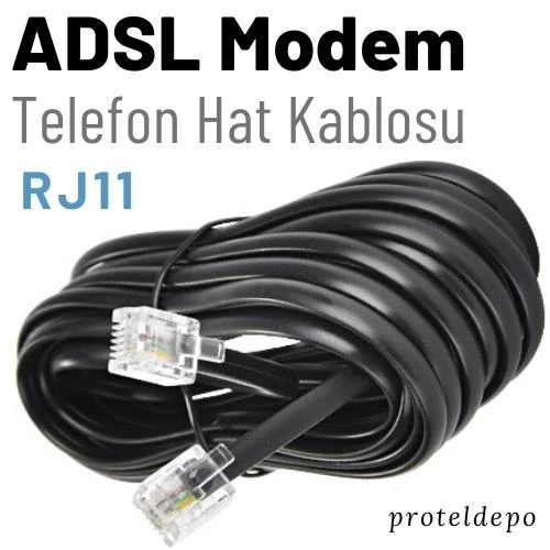 IRENIS ADSL VDSL Modem Kablosu, RJ11 Kablo, Köken Telefon Kablosu ürün görseli 1
