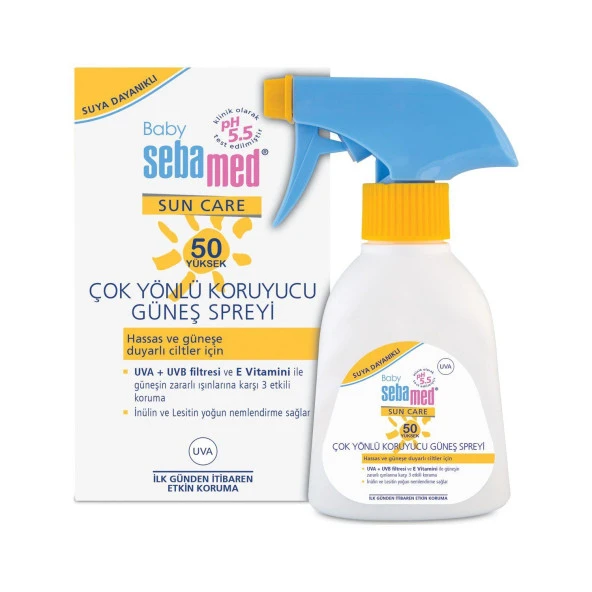 Sebamed Baby Çok Yönlü Koruyucu Güneş Spreyi SPF50+ 200 ml 4103040898654 ürün görseli 1
