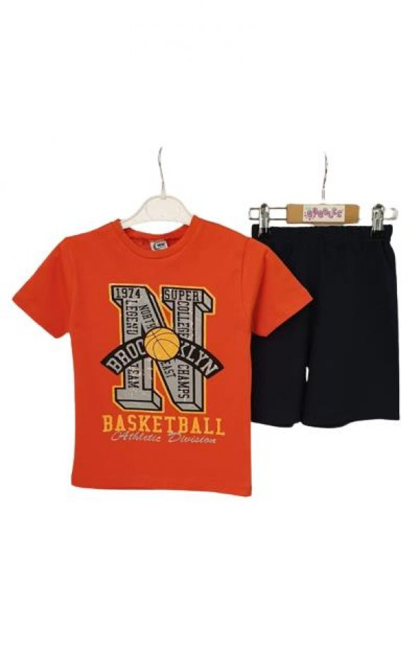 Basketball Erkek Çocuk Şortlu Takım - Resim 2