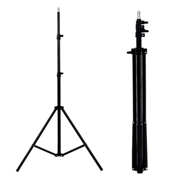 210 Cm Tripod Telefon Tutucu Kamera Öz Çekim Tripod Işık Ayağı ürün görseli 1