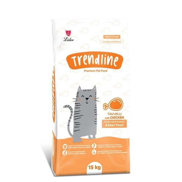 Trendline Kitten Tavuklu Yavru Kedi Maması 15 Kg ürün görseli 1